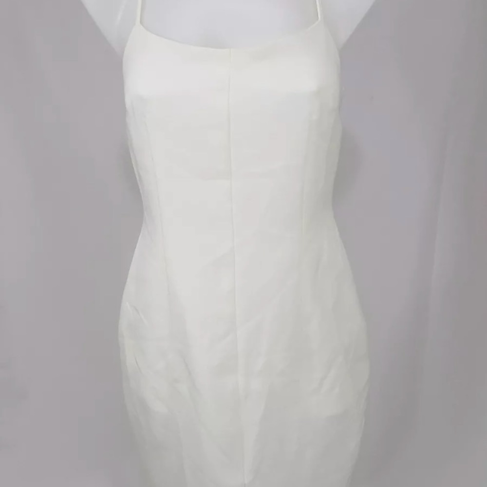 Express midi white dress